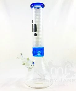 BOB Headquarters Bongs Infyniti 14" 7mm Frosted Beaker W/ Textured Neck