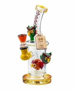 Cheech Glass 10" Tall Owl Dab Rig New Arrivals