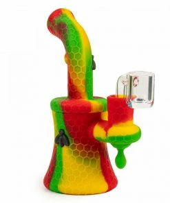 West Coast Gifts Stratus Silicone 6" Bee Dab Rig W/Quartz Banger Rigs