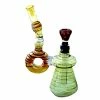 Maple Craft Inc. Striped Circle Glass Bubbler With Grip Bubblers