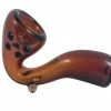 West Coast Gifts Red Eye Glass 3" Long Amber Sherlock Pipe