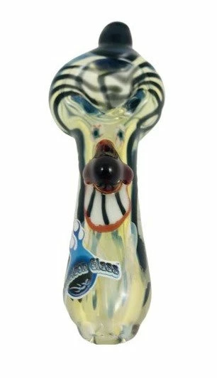 Cheap π BOB Headquarters Pipes Chameleon Glass Scary Face Glass Pipe β 1 BOB Headquarters Pipes Chameleon Glass Scary Face Glass Pipe