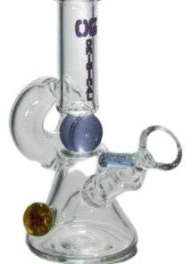 ACM Glass Rigs OG Original 6" Tall Marble Mini Rig