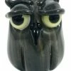 Local Art Local Glass Narc Glass UV Reactive Owl Pendant