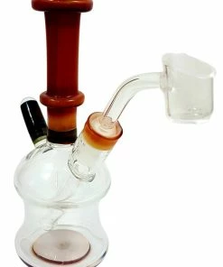 Local Art THC Glassworks 6" Tall Line-Work Dab Rig Rigs