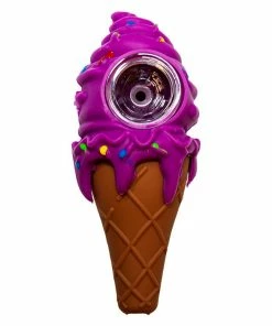 West Coast Gifts Ice Cream Cone Hand Pipe Pipes