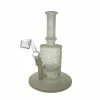 West Coast Gifts GEAR Premium 8" Tall Frosted Honeycomb Perc Dab Rigs