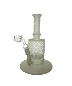 West Coast Gifts GEAR Premium 8" Tall Frosted Honeycomb Perc Dab Rigs