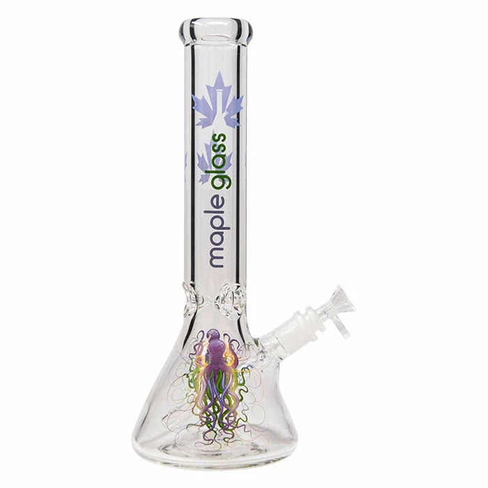 Best Sale ✨ Maple Craft Inc. Maple Glass Psychedelic Series 9mm Beaker Bong Bongs ✨ 1 Maple Craft Inc. Maple Glass Psychedelic Series 9mm Beaker Bong Bongs