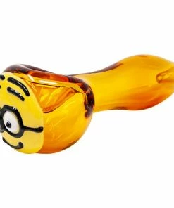 Maple Craft Inc. Amber Steve Glass Pipe 4 Inches