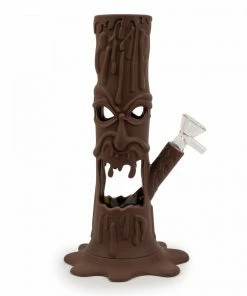 West Coast Gifts 'Evil Tree' Glow In The Dark Silicone Bong By LIT 9" With LED Light