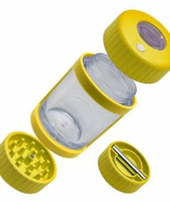 Maple Craft Inc. New Arrivals L.E.D. Stash Can With Grinder