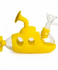 New 😉 West Coast Gifts LIT Silicone 5" Submarine Bubbler 🤩 6 West Coast Gifts LIT Silicone 5