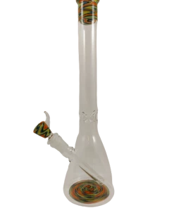 Puff Glass Distractions Wig Wage Beaker Bong