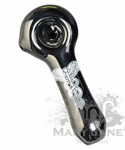 West Coast Gifts Red Eye Glass Monochrome Tattoo Glass Hand Pipes