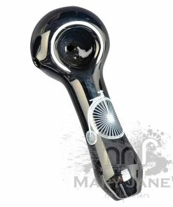 West Coast Gifts Red Eye Glass Monochrome Tattoo Glass Hand Pipes