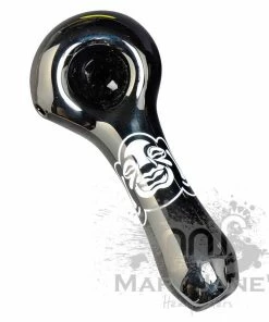 West Coast Gifts Red Eye Glass Monochrome Tattoo Glass Hand Pipes