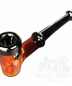 West Coast Gifts Red Eye Glass Lumberman Hand Pipe W/ Black Accents