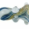 Mary Jane's Headquarters Red Eye Glass 2.5" Long Dichro Swirl Chillum