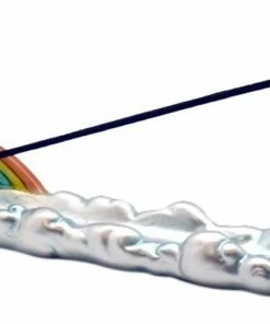 BOB Headquarters 12" Unicorn W/ Rainbow & Clouds Incense Burner New Arrivals