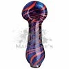 West Coast Gifts Red Eye Glass Tornado Fritter Inside-Out Glass Hand Pipe