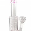 BOB Headquarters No Logo 16" Tall Crazy Perc Straight Tube Bongs