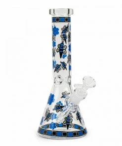 Promo ๐ West Coast Gifts No Logo 10" Tall Hive Beaker Tube Bong ๐ 5 West Coast Gifts No Logo 10