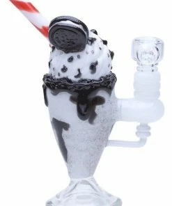 BOB Headquarters Empire Glassworks Chocolate Cookie Sundae Float Dab Rig