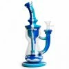 West Coast Gifts LIT Silicone 10" Tall Incycler W/Glass Chamber & Pull-Out