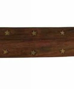 BOB Headquarters 10" Long Wood Incense Burner Incense And Incent Holders
