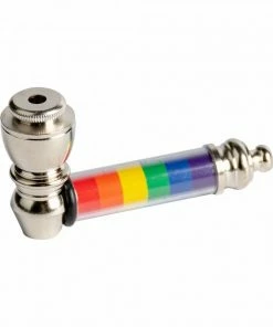 West Coast Gifts Pipes Rainbow Decal Metal Pipe