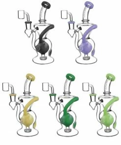BOB Headquarters Pulsar 8.5" Tall Solid Ball Recycler Dab Rig
