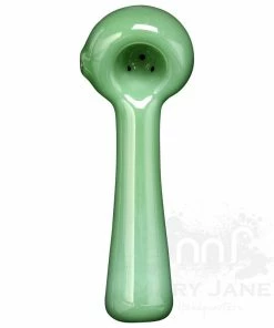 West Coast Gifts Red Eye Glass Solid Colour Glass Hand Pipe W/ Built-In Ashcatcher & Screen