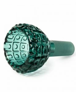 West Coast Gifts Red Eye Tek 14mm Dot Matrix Carved Bowl Pull-Out