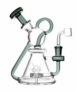 BOB Headquarters Pulsar Glass Pulsar 8" Tall Klien Recycler Dab Rig