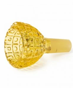 West Coast Gifts Red Eye Tek 14mm Dot Matrix Carved Bowl Pull-Out