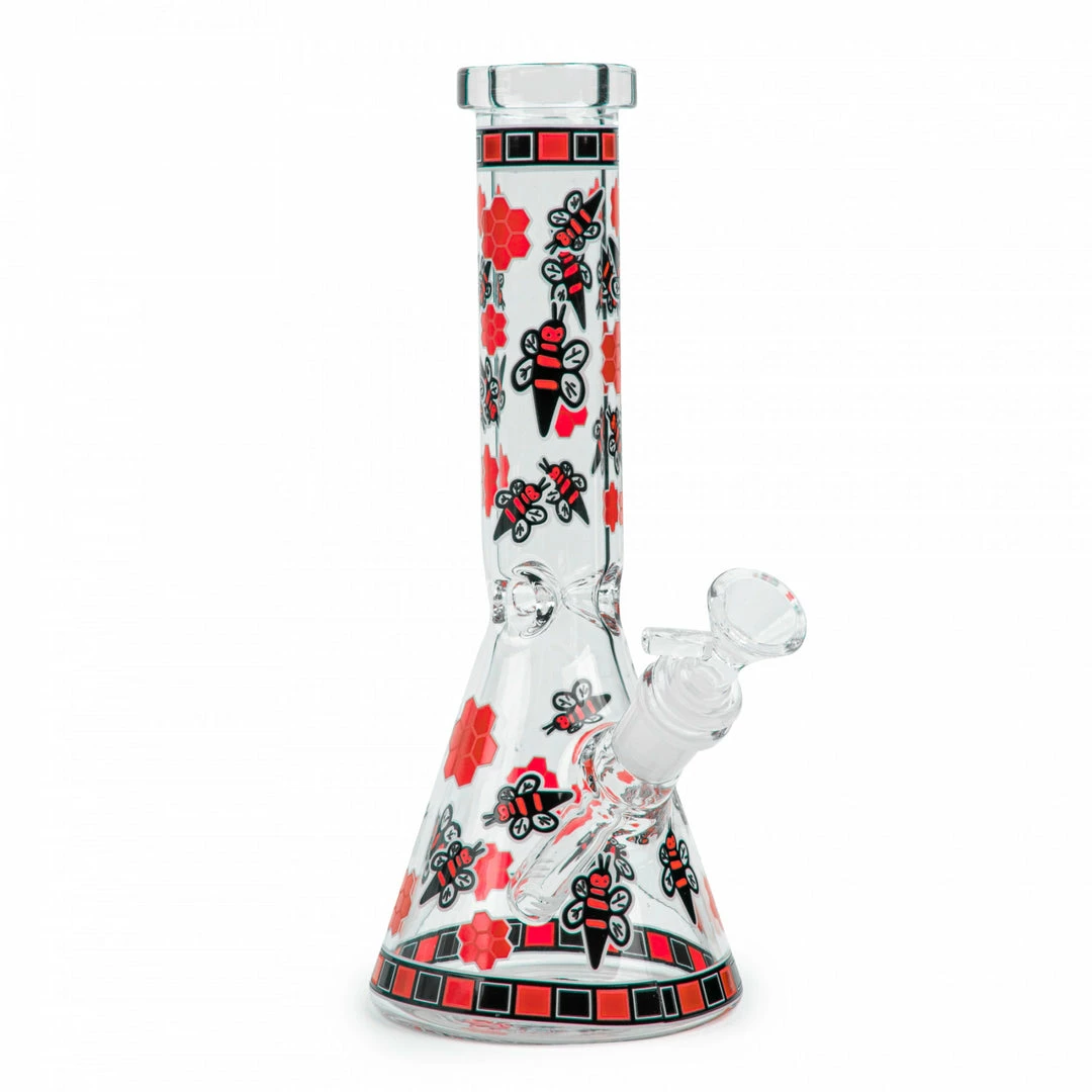 Promo ๐ West Coast Gifts No Logo 10" Tall Hive Beaker Tube Bong ๐ 2 West Coast Gifts No Logo 10" Tall Hive Beaker Tube Bong