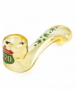 West Coast Gifts Red Eye Glass Highway 420 Hand Pipes W/ Collectable Tin