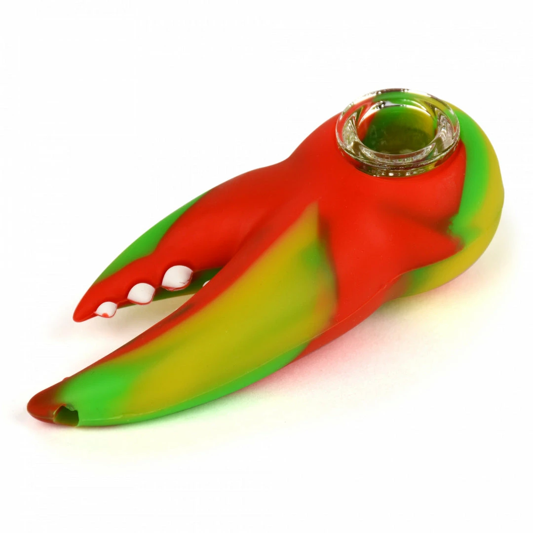 Buy 💯 West Coast Gifts LIT™ Silicone 3.75" Lobster Claw Hand Pipe LIT Silicone 😉 1 West Coast Gifts LIT™ Silicone 3.75" Lobster Claw Hand Pipe LIT Silicone