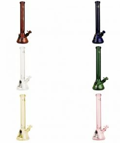 West Coast Gifts Gear Premium 18" Tall 7mm Thick Sidekick Beaker Bong W/ Lighter Holster