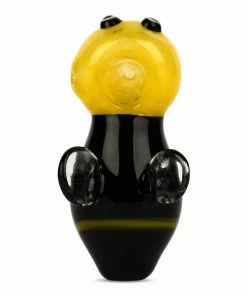 West Coast Gifts Red Eye Glass 3.5" Long Bee Hand Pipe