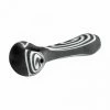 West Coast Gifts Red Eye Glass 4" Black Hole Hand Pipe
