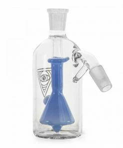West Coast Gifts Red Eye Glass 14mm 45 Degree 'Bong In A Bottle' Ash Catcher