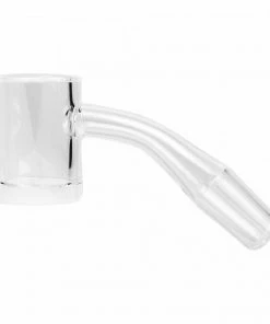 West Coast Gifts Gear Premium Quartz Flat Top Banger W/ Opaque Bottom