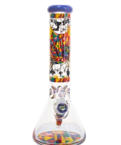 13" Cat Bong By Cheech Glass W/ 12mm Base