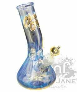 West Coast Gifts Cheech & Chong Glass Cheech & Chong 9" Tall Low Rider Laid Back Beaker Bong