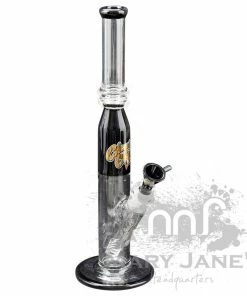 West Coast Gifts Cheech & Chong Glass Cheech & Chong 12" Tall Gold Black Lassie Tube Bong