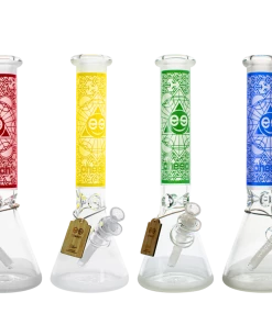 Cheech Glass 15" Sandblasted Beaker Bongs