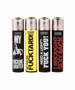 HBI Lighters And Hemp Wicks Clipper Lighters