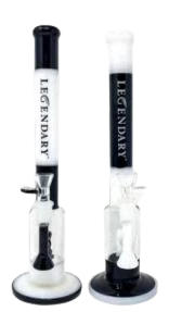 ACM Glass Bongs Legendary 14" Showerhead Multi Colour Tube Bong